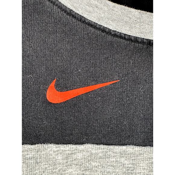Nike Oregon State Beavers Crewneck Long Sleeve Shirt Gray Black Women Small NCAA - Picture 3 of 8